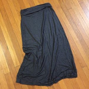 J. Crew charcoal grey maxi skirt - new w/o tags.
